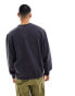 Only & Sons oversized sweat in vintage wash black