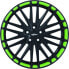 Фото #2 товара Колесный диск литой Oxigin 19 Oxspoke black foil spring green 7.5x17 ET48 - LK5/114.3 ML72.6