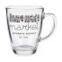 Фото #1 товара Кружка прозрачного стекла Vivalto Mug Market (320 ml) (6 штук)
