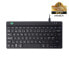 Фото #6 товара R-Go Compact Break R-Go ergonomic keyboard QWERTY (ND) - wired - black - Mini - Wired - USB - QWERTY - Black