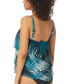 Фото #2 товара Women's Flourish Bra-Sized Tankini Top