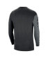 ფოტო #4 პროდუქტის Men's Black Phoenix Suns Courtside Versus Flight MAX90 Long Sleeve T-shirt