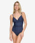 Фото #7 товара Twist-Front Tummy-Control One-Piece Swimsuit, Created for Macy's