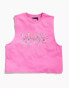 Фото #1 товара ASOS DESIGN PRIDE genderless tank vest in pink with front print