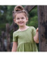 ფოტო #8 პროდუქტის Toddler Girls Rainbow Sky Short Sleeve Twirl Dress