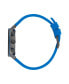 ფოტო #2 პროდუქტის Unisex Chrono Code One Chrono Blue Silicone Strap Watch 40mm