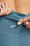 Dri Fit Leggings Big Swoosh Blue iki iç Cepli Toparlayıcı Tayt Mavi