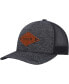 ფოტო #2 პროდუქტის Men's Charcoal, Black Mesa Trucker Snapback Hat