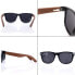 Фото #8 товара glozzi Sunglasses for Men and Women Wood Polarised UV400 with Walnut Wooden Frames and a Cork Case