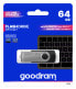 GoodRam UTS3 - 64 GB - USB Type-A - 3.2 Gen 1 (3.1 Gen 1) - 60 MB/s - Swivel - Black