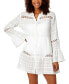 Women's Cotton Bell-Sleeve Cover-Up Tunic