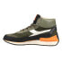 Фото #3 товара Diadora Equipe Mid Mad Italia Nubuck Sw High Top Mens Green Sneakers Casual Sho