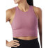 Avia Trainer Crop Sports Bra Women's M (D-DD) Pink Stretch Racerback Low Support