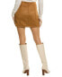 Фото #2 товара Harper Split Mini Skirt Women's Brown L