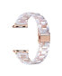 Фото #3 товара Claire Blush Tortoise Resin Link Band for Apple Watch, 38mm-40mm
