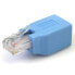 Фото #2 товара StarTech.com Cisco Console Rollover Adapter for RJ45 Ethernet Cable M/F - RJ-45 - RJ-45 - Blue