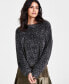 Фото #2 товара Women's Metallic Sweater, Created for Macy's