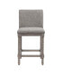 Фото #4 товара Abbott 26" Spindle Counter Stool with Frame and Faux Leather