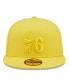 Фото #3 товара Men's Yellow Philadelphia 76ers Color Pack 59FIFTY Fitted Hat
