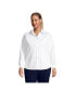 Фото #2 товара Plus Size Wrinkle Free No Iron Button Front Shirt