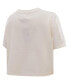 ფოტო #3 პროდუქტის Women's Cream Philadelphia 76ers Neutral Boxy Crop T-shirt