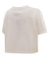 Фото #3 товара Women's Cream Philadelphia 76ers Neutral Boxy Crop T-shirt