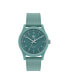 Unisex Solar Project One Green Resin Strap Watch 39mm