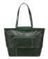 ფოტო #3 პროდუქტის Women's Genuine Leather Holly Leaf Tote Bag