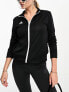 Фото #1 товара adidas Football track jacket in black