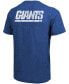 ფოტო #2 პროდუქტის New York Giants Tri-Blend Pocket T-shirt - Heathered Royal