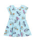 Girls Short Sleeve Dress with Scrunchy [SizeDescription1]