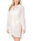 Фото #5 товара Women's Crochet Tunic Swim Cover-Up