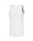 Men's White Boston Red Sox Two-Pack Tank Top