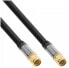 Фото #2 товара InLine Premium SAT cable - 4x shielded - 2x F-male - >110dB - black - 10m