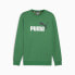 Фото #1 товара Puma Essentials TwoTone Logo Crew Neck Sweatshirt Mens Green 58676286