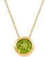 ფოტო #3 პროდუქტის Birthstone 18" Bezel Pendant Necklace in 14k Gold