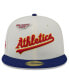 Men's White Oakland Athletics Big League Chew Original 59FIFTY Fitted Hat Белый, 7 - фото #4