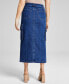 Фото #2 товара Women's Denim Cargo Maxi Skirt, Created for Macy's