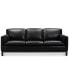 Фото #2 товара Virton 87" Leather Sofa, Created for Macy's