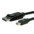 Фото #3 товара Кабель отображения DisplayPort - DP - Mini DP - М/М 3 м - 3 м - DisplayPort - Mini DisplayPort - Мужской - Мужской - черный