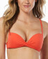 Фото #1 товара Women's Draped Adjustable-Strap Bikini Top