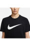 M Nsw Tee Icon Swoosh Erkek Siyah T-shirt - Dc5094-010