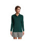 Фото #1 товара Women's School Uniform Long Sleeve Mesh Polo Shirt