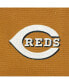 Фото #4 товара Men's Brown Cincinnati Reds Dakota Work Full-Zip Hoodie Jacket