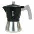 Фото #2 товара Кофеварка гейзерная электрическая Quttin Italian Coffee Pot 9 Чашек Алюминиево-стальная 450 мл (6 штук)