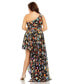 ფოტო #4 პროდუქტის Women's Plus Size Sequin Embellished One Shoulder Asymmetrical Gown