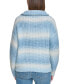 ფოტო #2 პროდუქტის Women's Space-Dyed Half-Zip Sweater