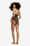 Фото #3 товара Padded-cup High-leg Bandeau Swimsuit