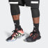 Фото #6 товара adidas Dame 6 防滑耐磨轻便 高帮 篮球鞋 男款 黑红 国内版 / Баскетбольные кроссовки Adidas Dame 6 EF9875
