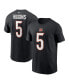 Фото #1 товара Men's Tee Higgins Black Cincinnati Bengals Player Name and Number T-shirt